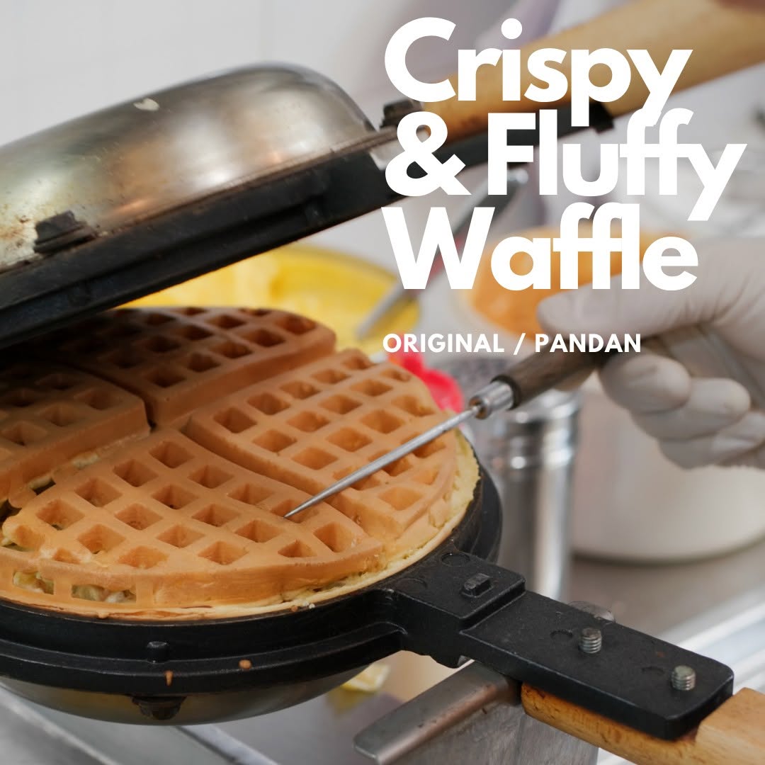 Crispy and fluffy waffle